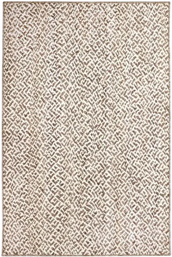 Fibreworks Arlo Coastal Beach Light Oat Braided Jute Rug - 10'x14'