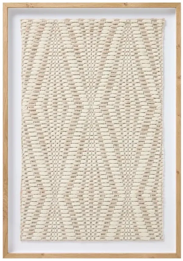 Lorwyn Beige Textile Framed Wall Art - 3'7"x2'6"