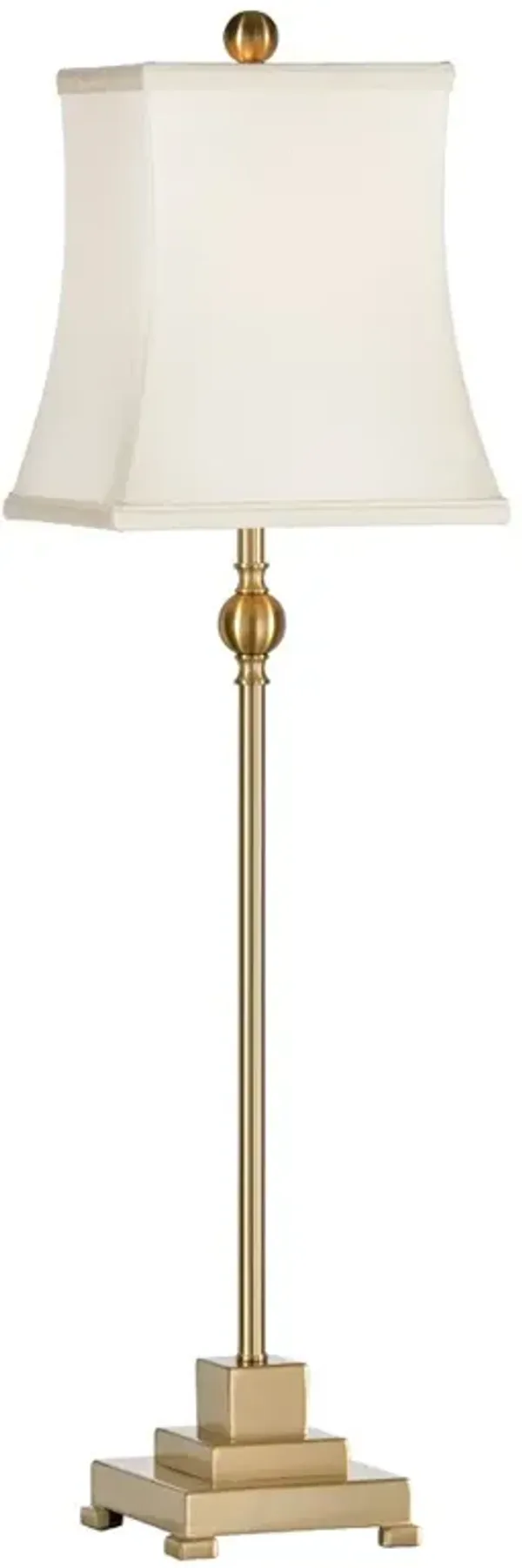 Kestrel Updated Traditional Gold Metal Buffet Table Lamp