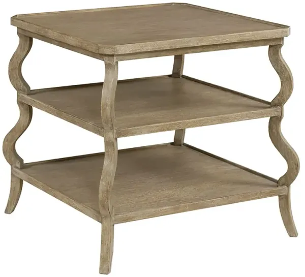 Sonoma Updated Traditional Light Oak Side Table