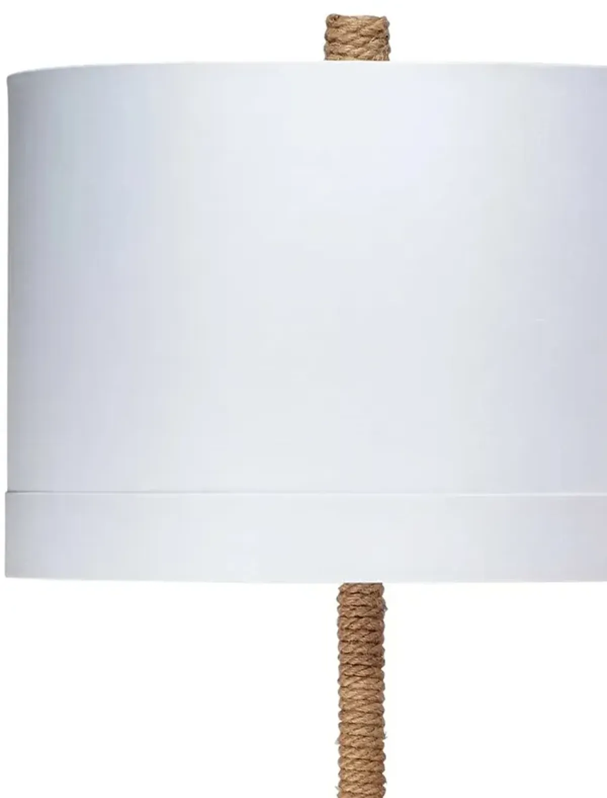 Yvonne Coastal Beach Natural Rope Knot Floor Lamp