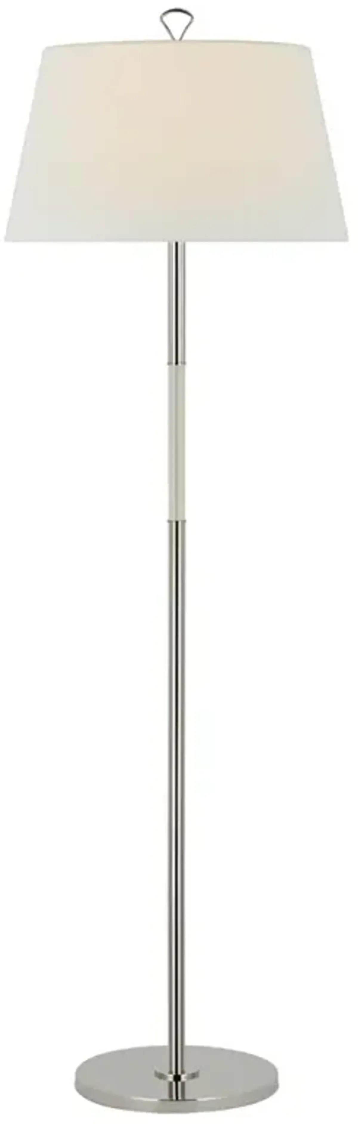 Visual Comfort Griffin Updated Traditional Polished Nickel Floor Lamp