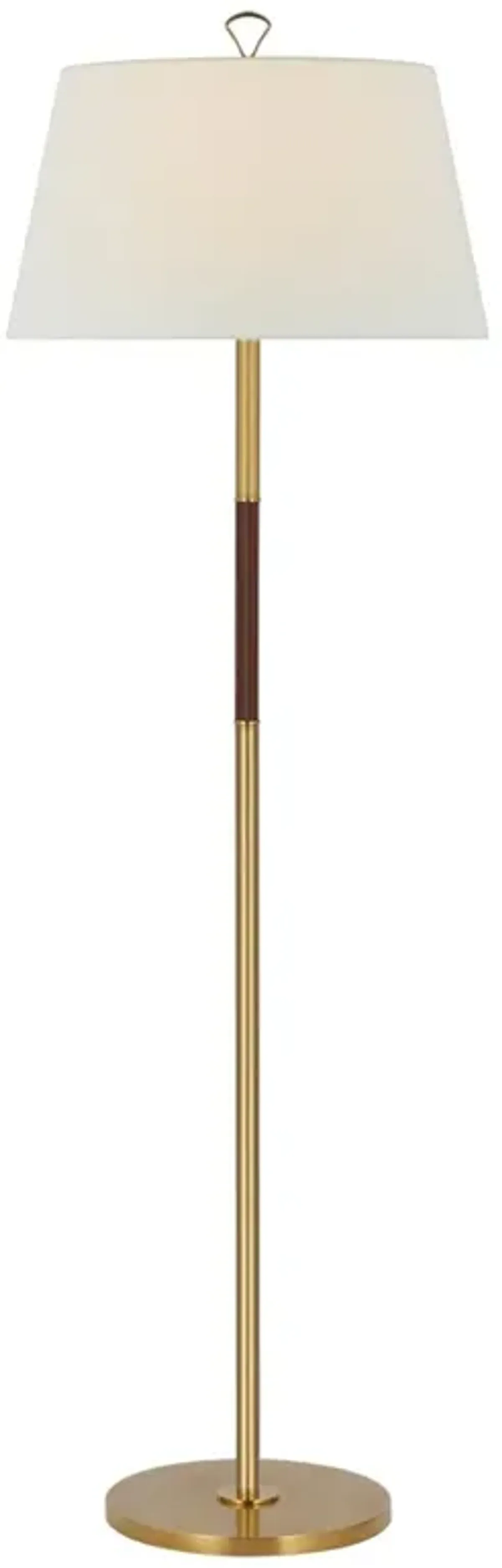 Visual Comfort Griffin Updated Traditional Antique Brass Floor Lamp