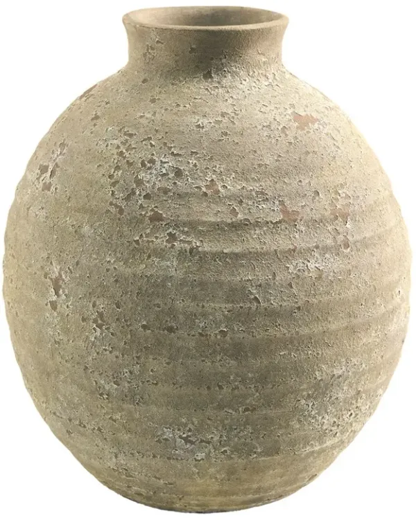 Chloe Updated Traditional Rust Glazed Ceramic Planter