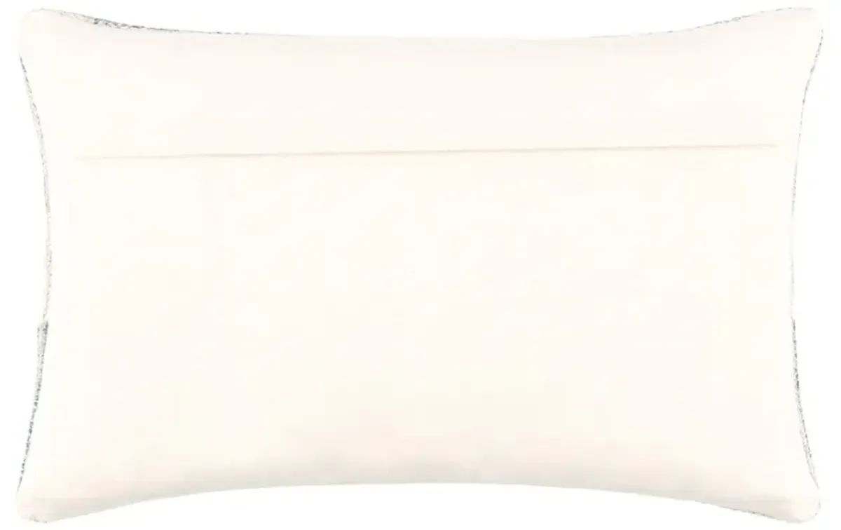 Audrey French Country Teal Floral Down Lumbar Pillow - 14x22