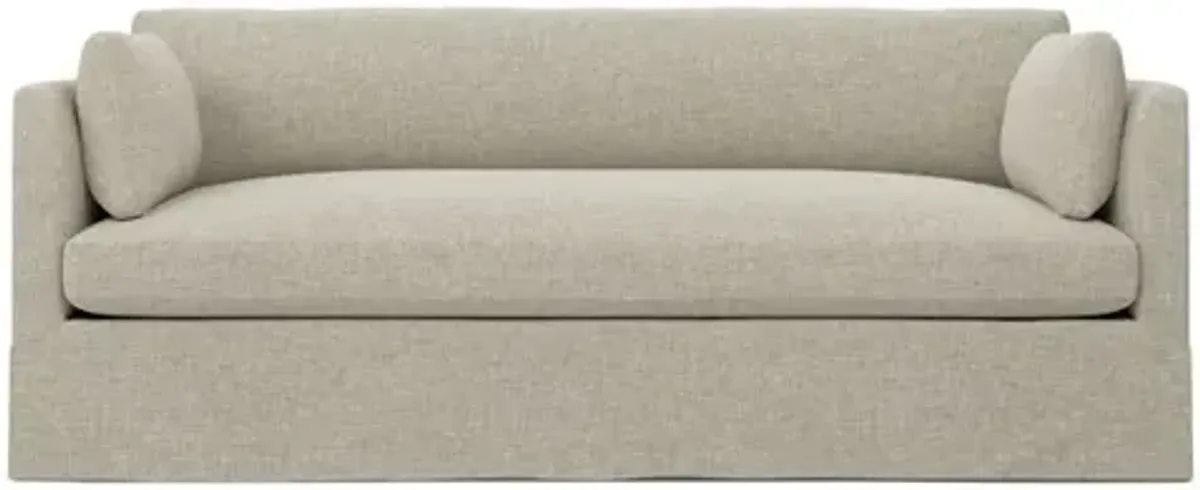 Madeline Baby Fawn Performance Slipcovered Sofa - 84"