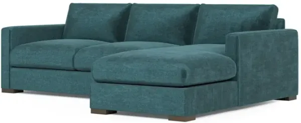 Curtis Mallard Green Chaise Sectional - Right Chaise - 100”