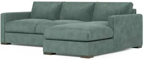 Curtis Spanish Moss Chaise Sectional - Right Chaise - 100”