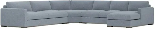 Curtis Tidal Pool Performance Curved U-Chaise Sectional - Right Chaise - 148”