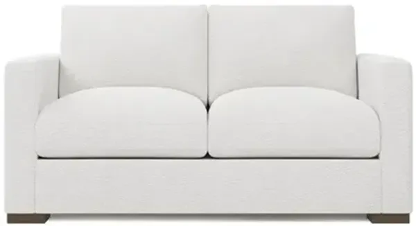 Curtis White Lamb Performance Sofa - 60”