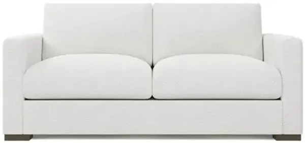Curtis White Lamb Performance Sofa - Deep Seat - 70”