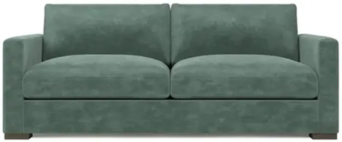 Curtis Spanish Moss Sofa - Deep Seat - 80”