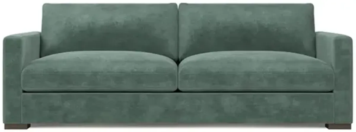 Curtis Spanish Moss Sofa - Deep Seat - 90”