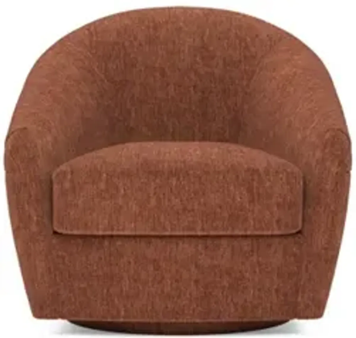 Dania Chestnut Swivel Chair