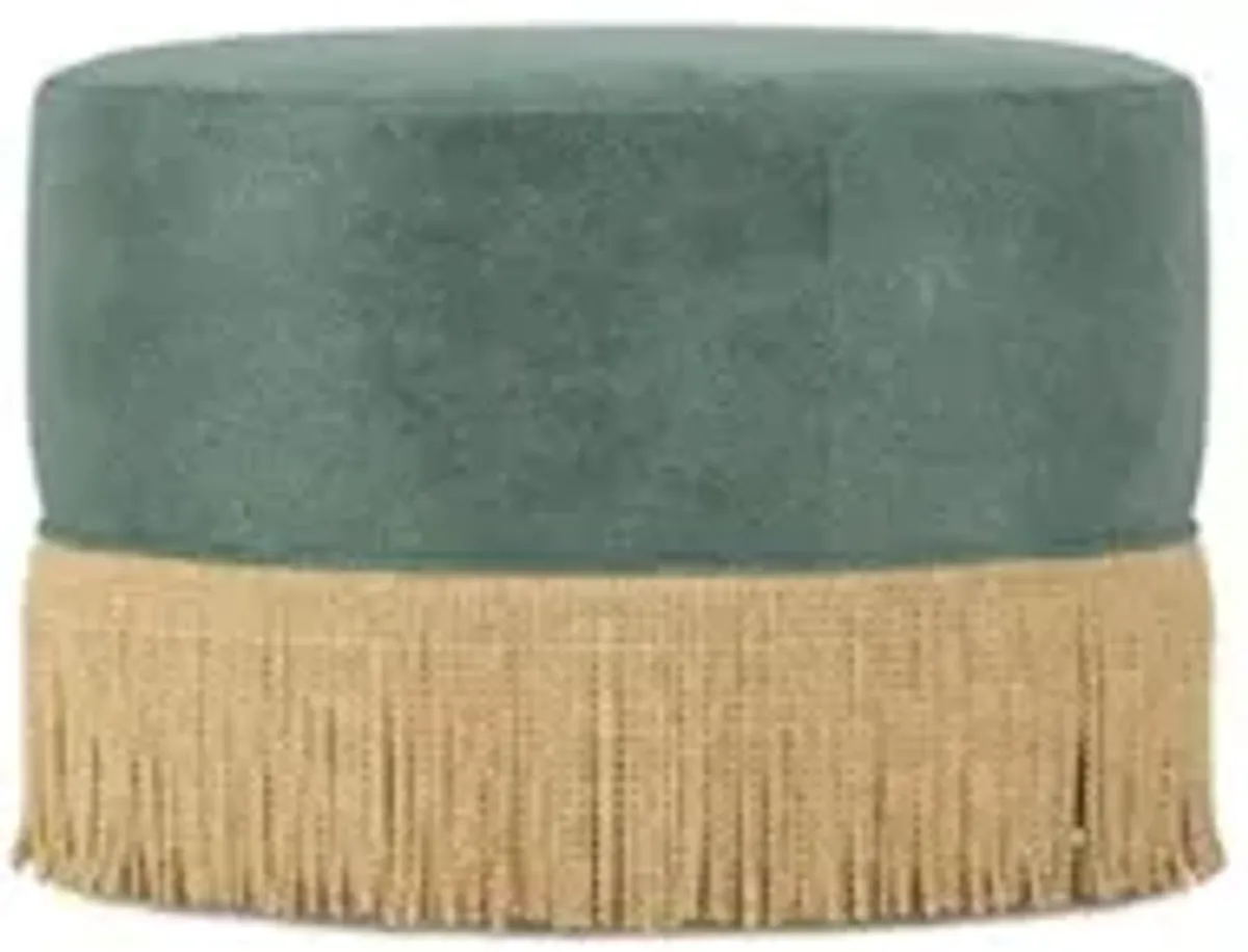 Blakely Spanish Moss Ottoman - 20”