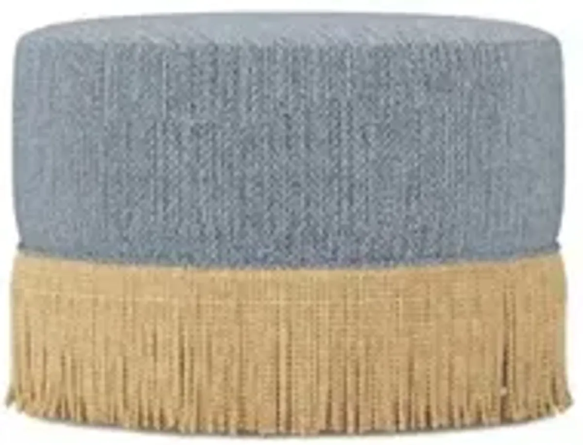 Blakely Tidal Pool Performance Ottoman - 20”