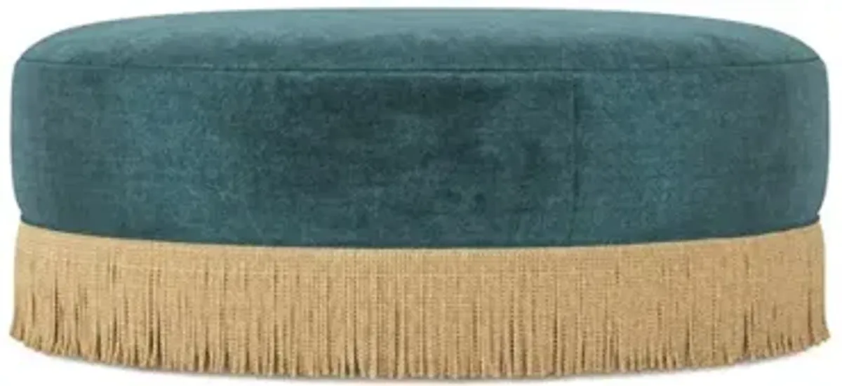 Blakely Mallard Green Ottoman - 40”