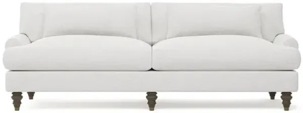 Kallie White Lamb Performance Sofa - 86”