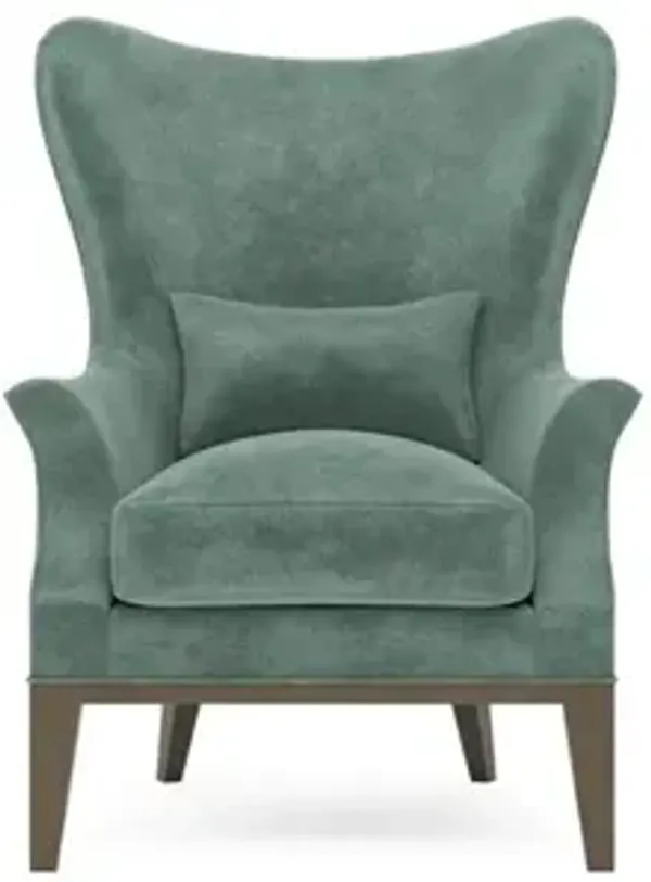 Constance Spanish Moss Wing Chair