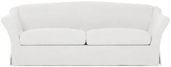 Carling White Lamb Performance Sofa - 92”