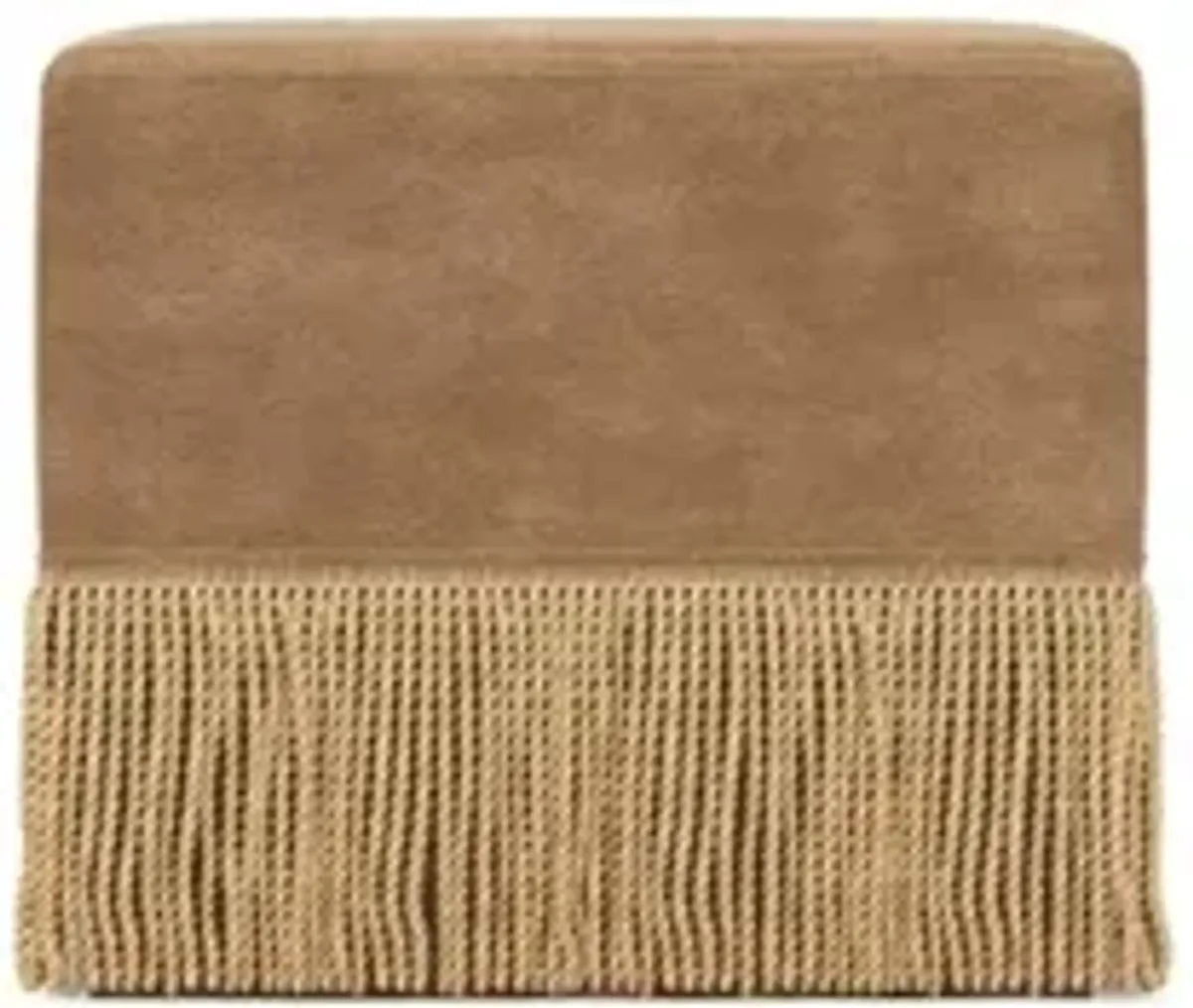 Zayla Nutmeg Ottoman - 20”