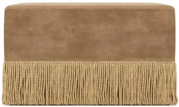 Zayla Nutmeg Ottoman - 30”