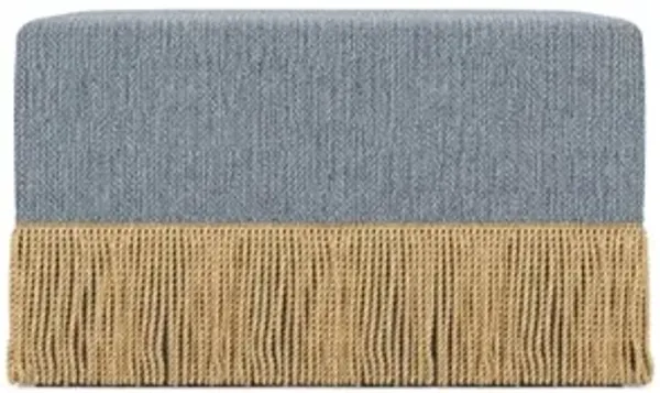 Zayla Tidal Pool Performance Ottoman - 30”