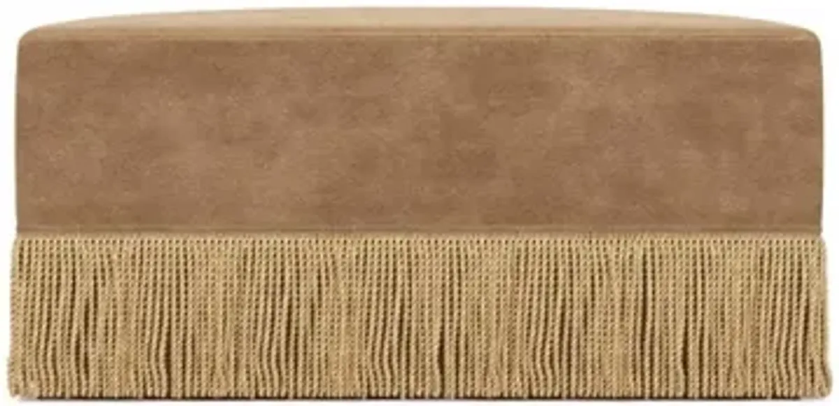 Zayla Nutmeg Ottoman - 38”