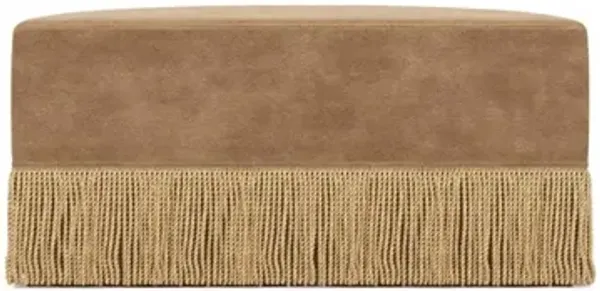 Zayla Nutmeg Ottoman - 38”