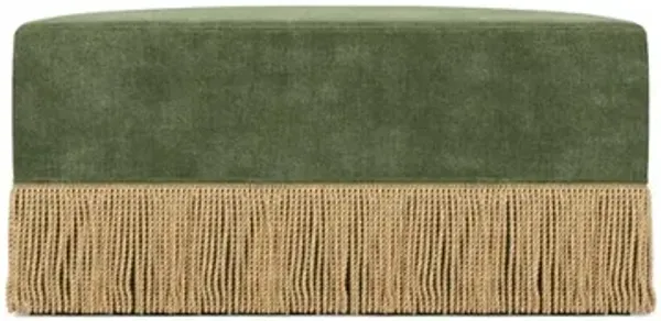 Zayla Grassy Knoll Ottoman - 38”