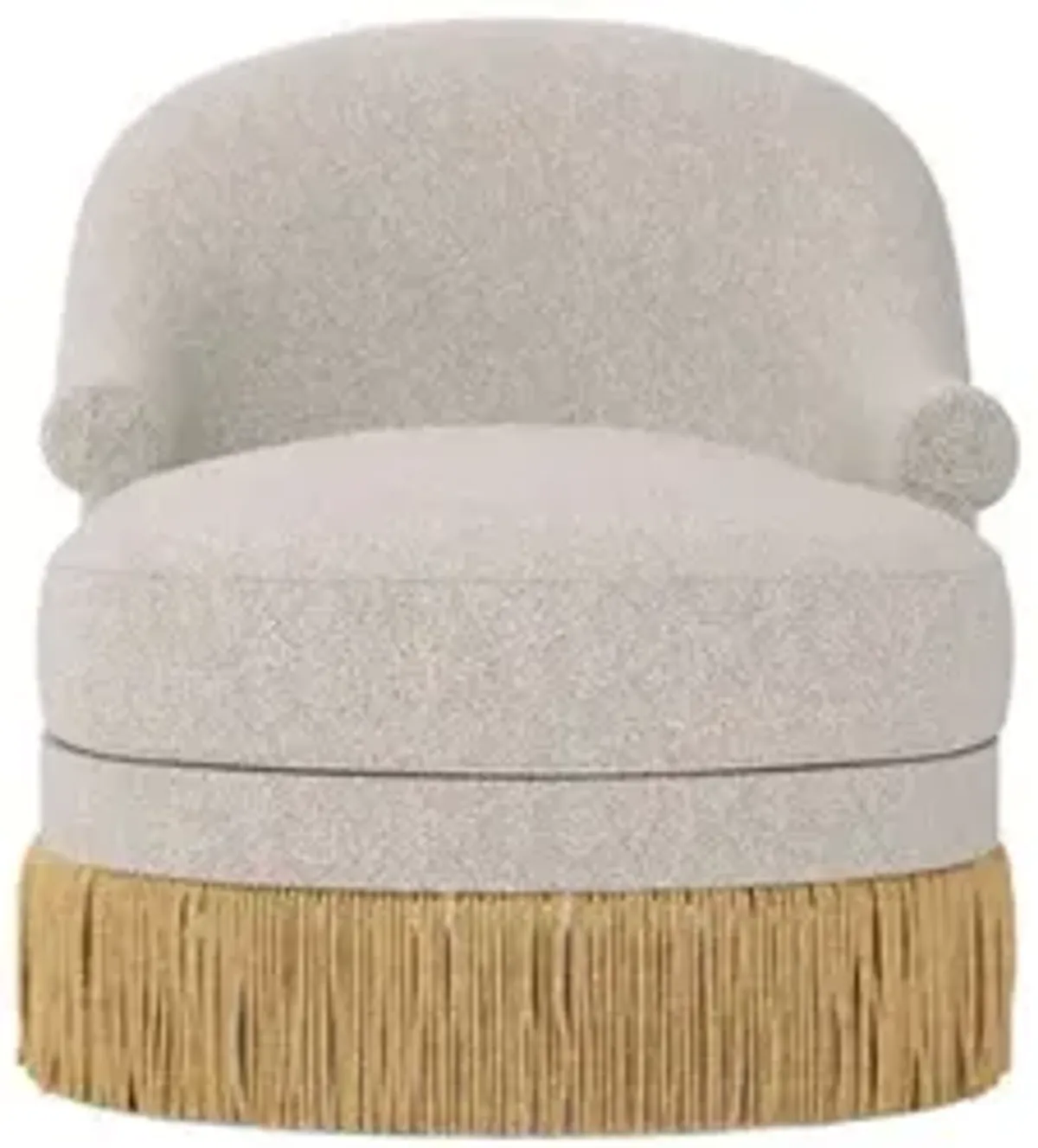 Meilani White Lamb Performance Chaise - Right Chaise