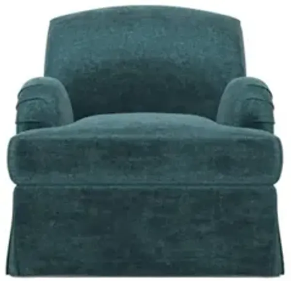 Lorelai Mallard Green Skirted Chair