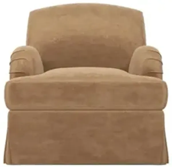 Lorelai Nutmeg Skirted Chair