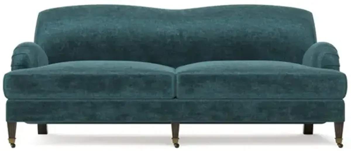 Lorelai Mallard Green Sofa - 84”
