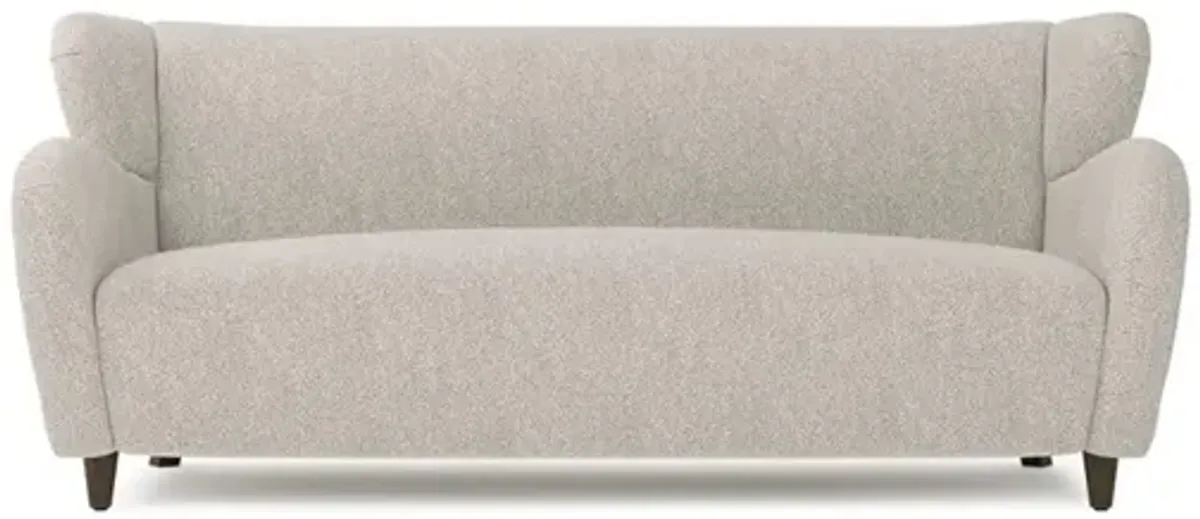 Remington White Lamb Performance Sofa - 76”