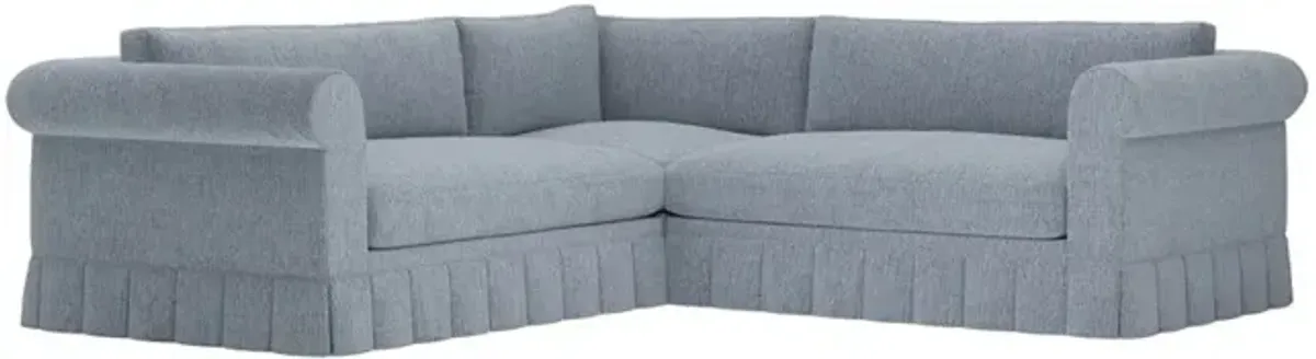 McKinley Tidal Pool Performance Skirted Corner Sectional - 105”