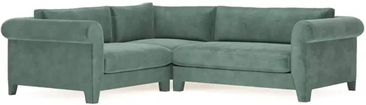 McKinley Spanish Moss Corner Sectional - Right End - 105”