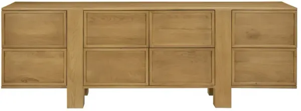 Aelia Modern Classic Brown Oak Dresser