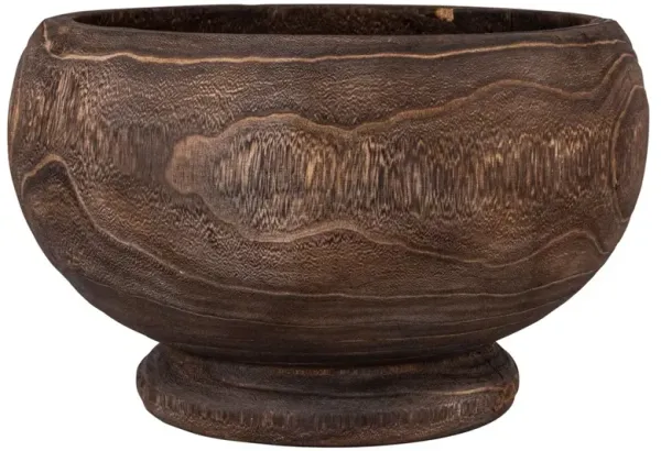Wrenlee French Country Distressed Brown Wood Outdoor Planter