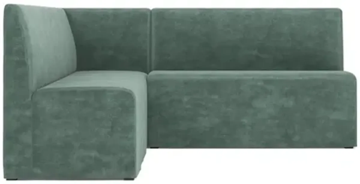 Suri Spanish Moss Dining Banquette - 76"