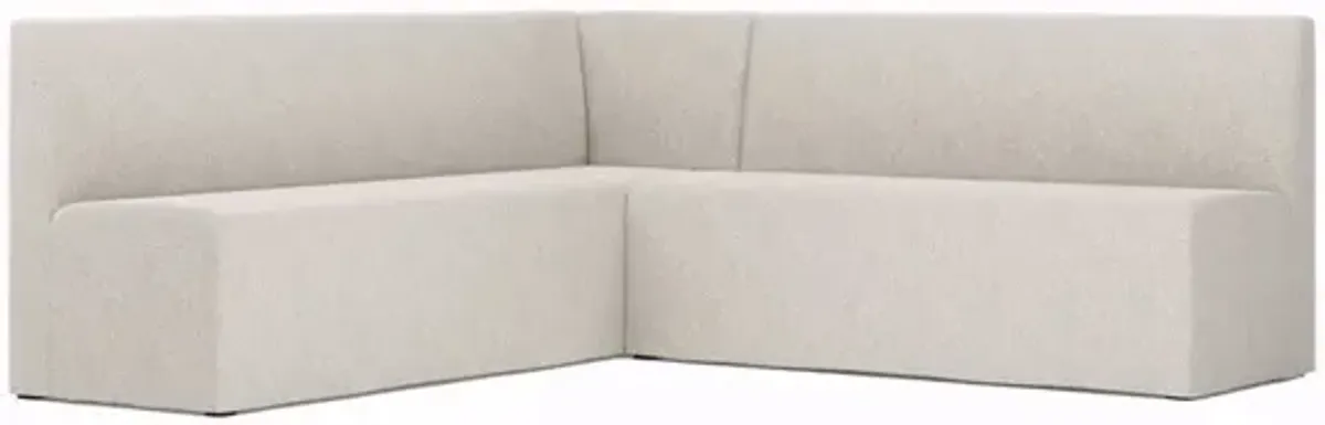 Suri Mallard Green Dining Banquette - 88"