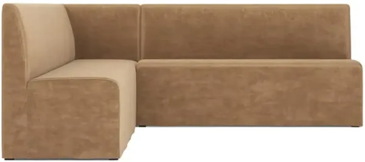 Suri Nutmeg Dining Banquette - 88"