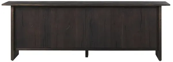 Irish Rustic Lodge Burnt Oak Midea Cabinet - 99"