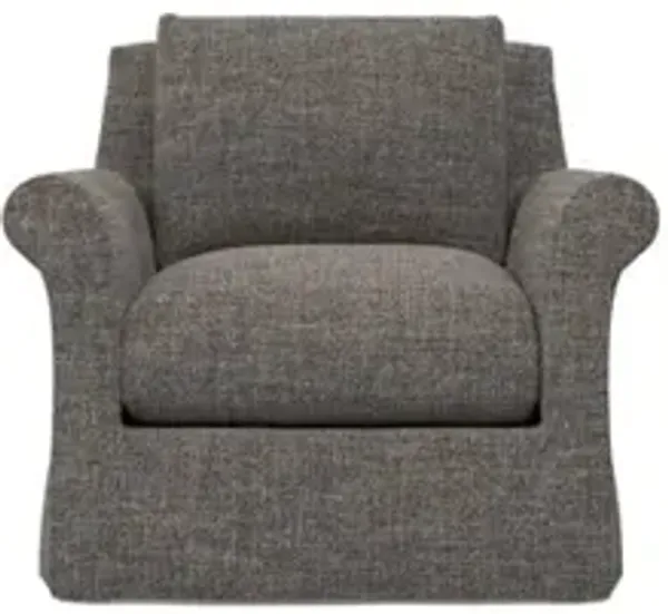 Ameerah Truffle Performance Slipcovered Chair