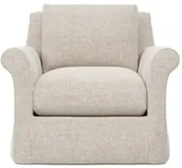 Ameerah Straw Performance Slipcovered Chair