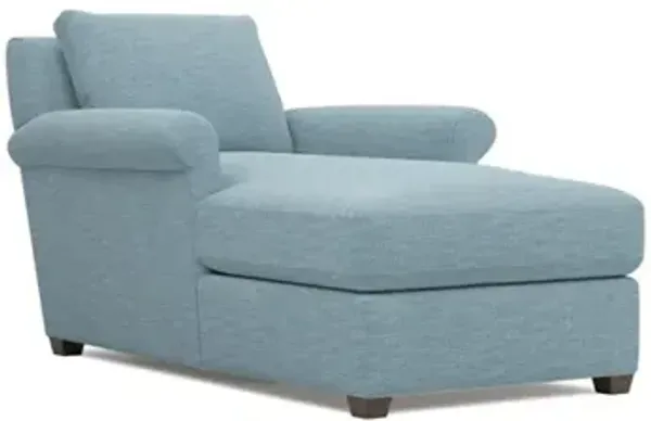 Ameerah Eggshell Blue Performance Chaise