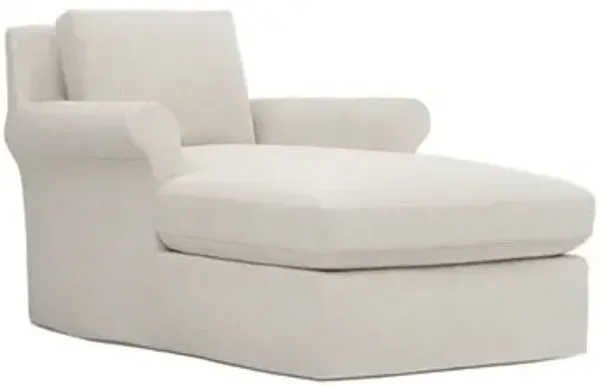 Ameerah Sea Salt Performance Slipcovered Chaise