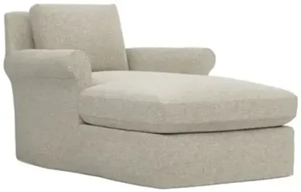 Ameerah Baby Fawn Performance Slipcovered Chaise