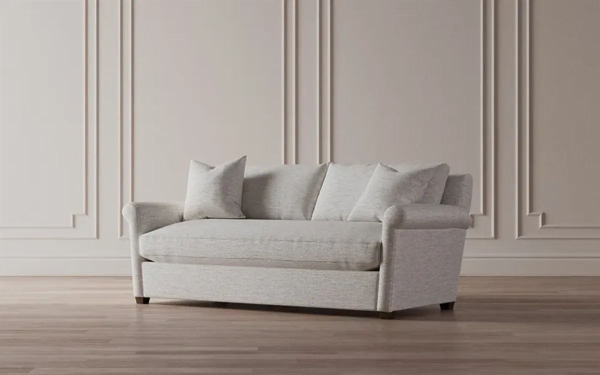 Ameerah Truffle Performance Bench Cushion Sofa - 84"