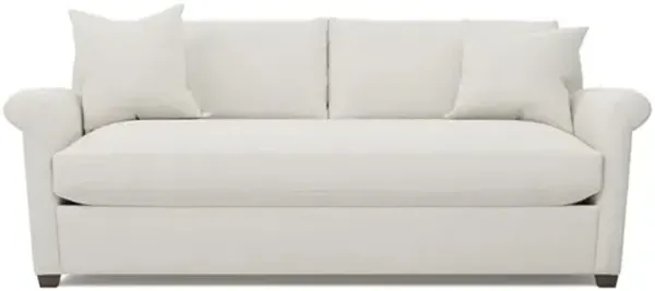 Ameerah Pearl Textured Weave Bench Cushion Sofa - 84"